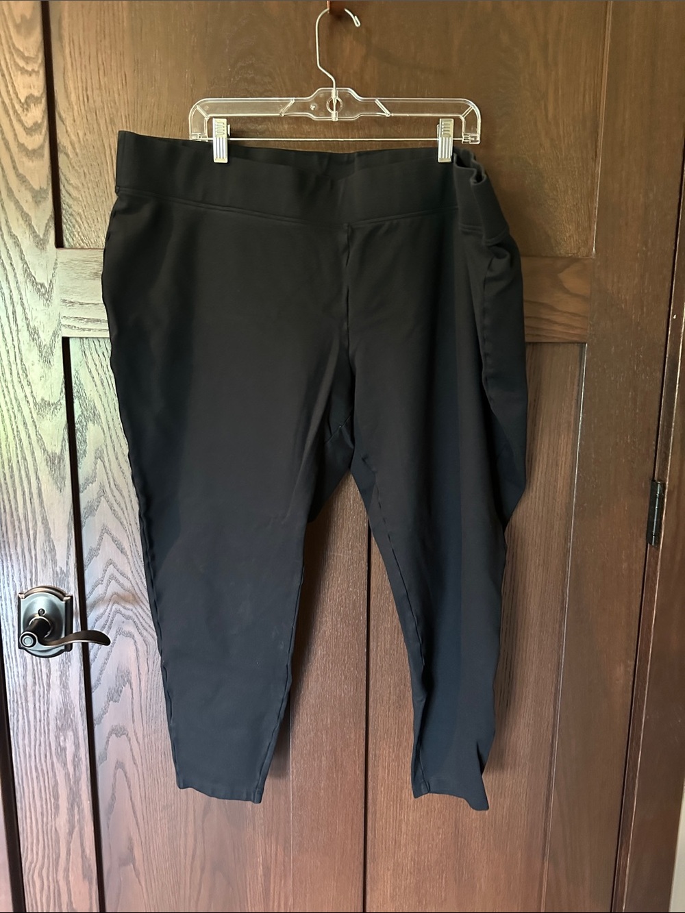 Lands' End Black Stretch Leggings